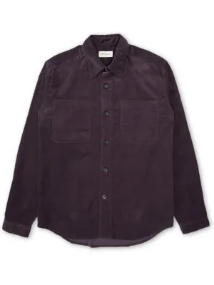 Treviscoe Shirt Mersey Cord Aubergine