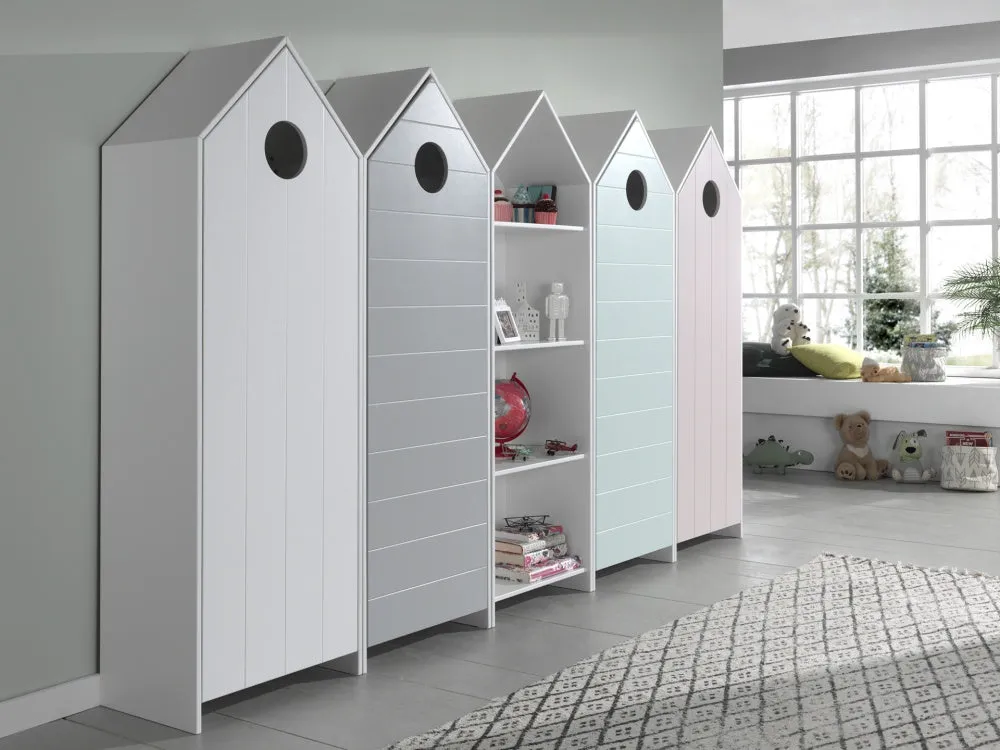 Vipack - Casami Wardrobe - with door - Colour Options