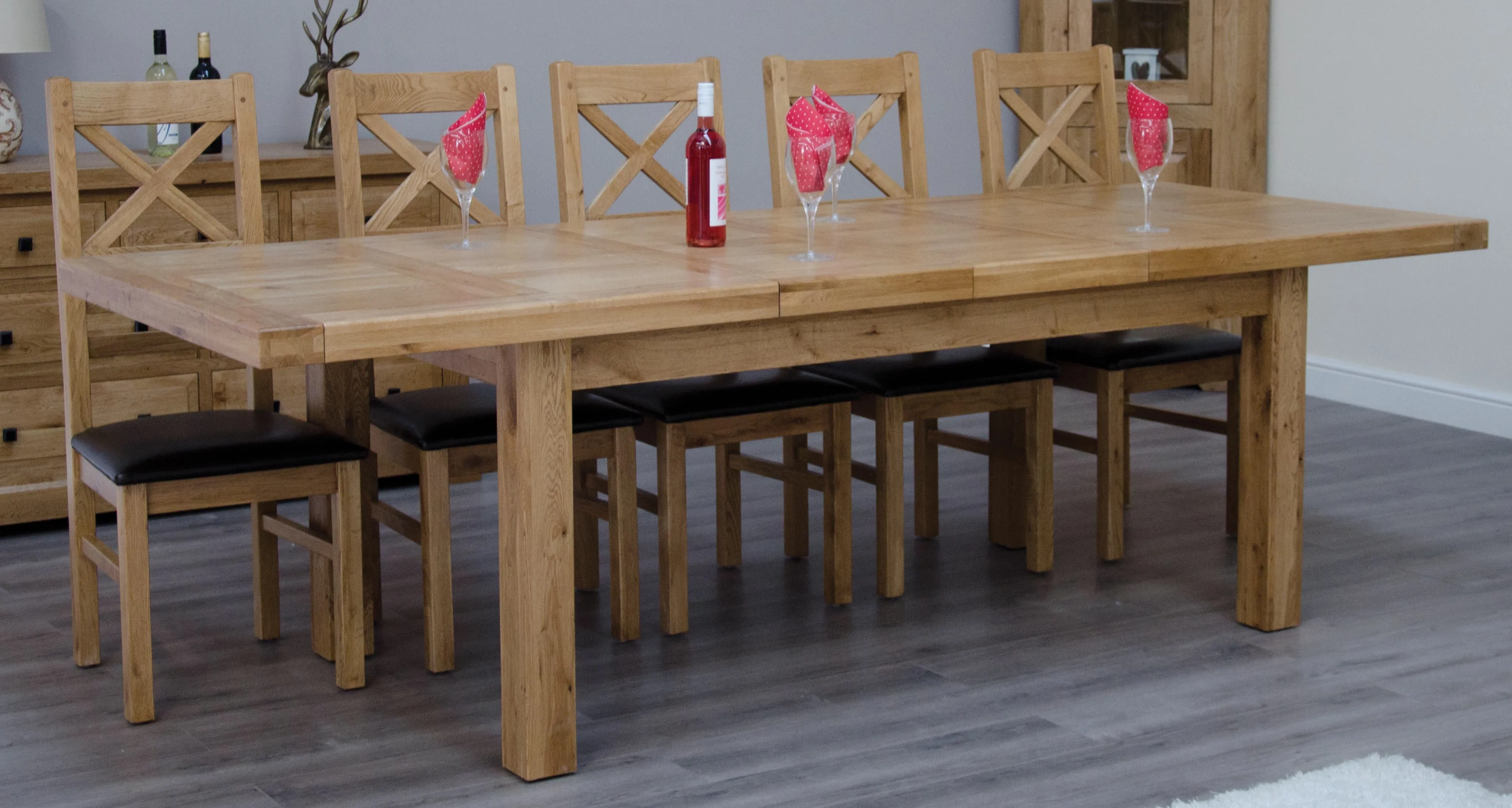 Warwick Oak 180cm Extending Table