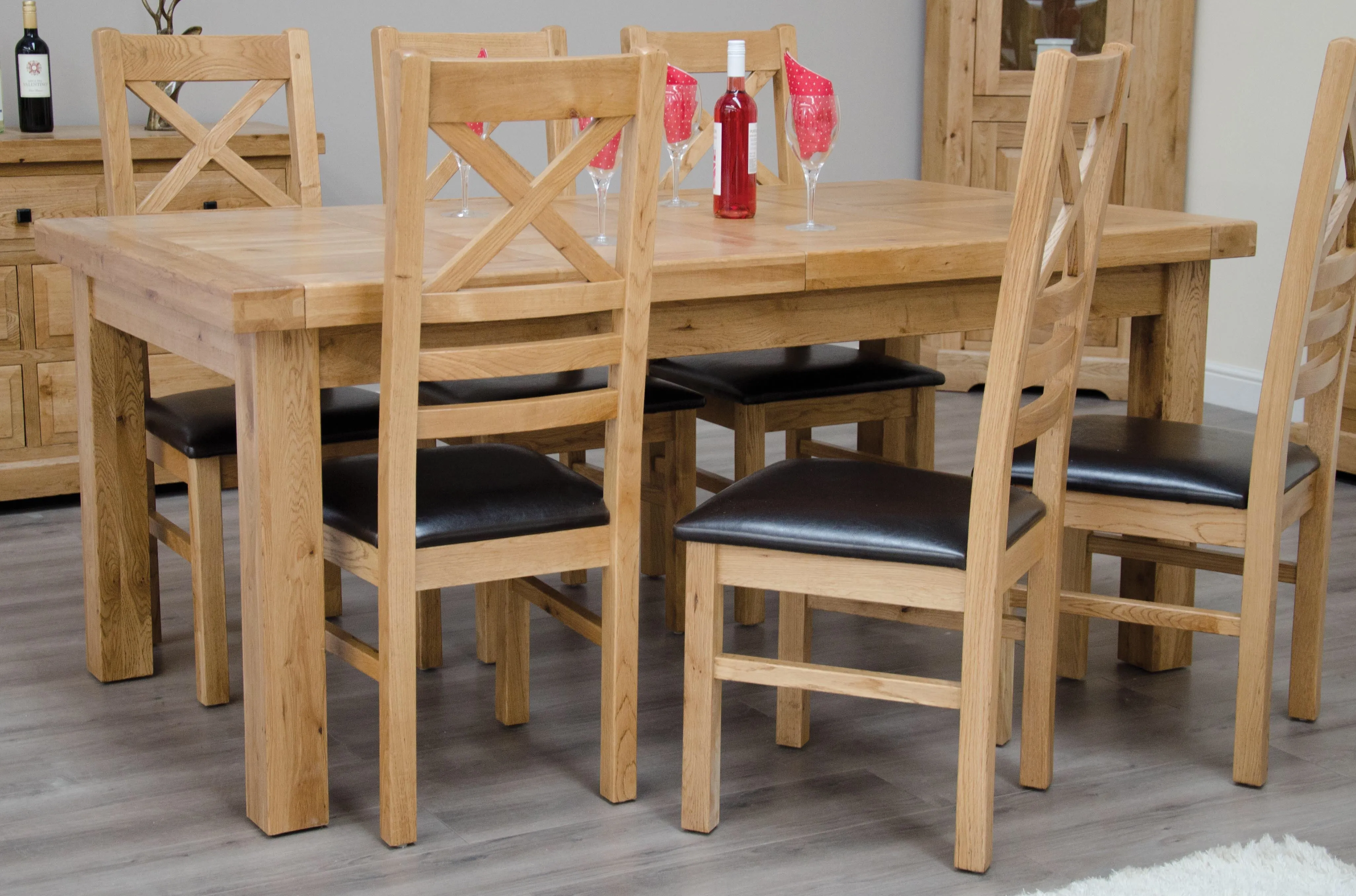 Warwick Oak 180cm Extending Table