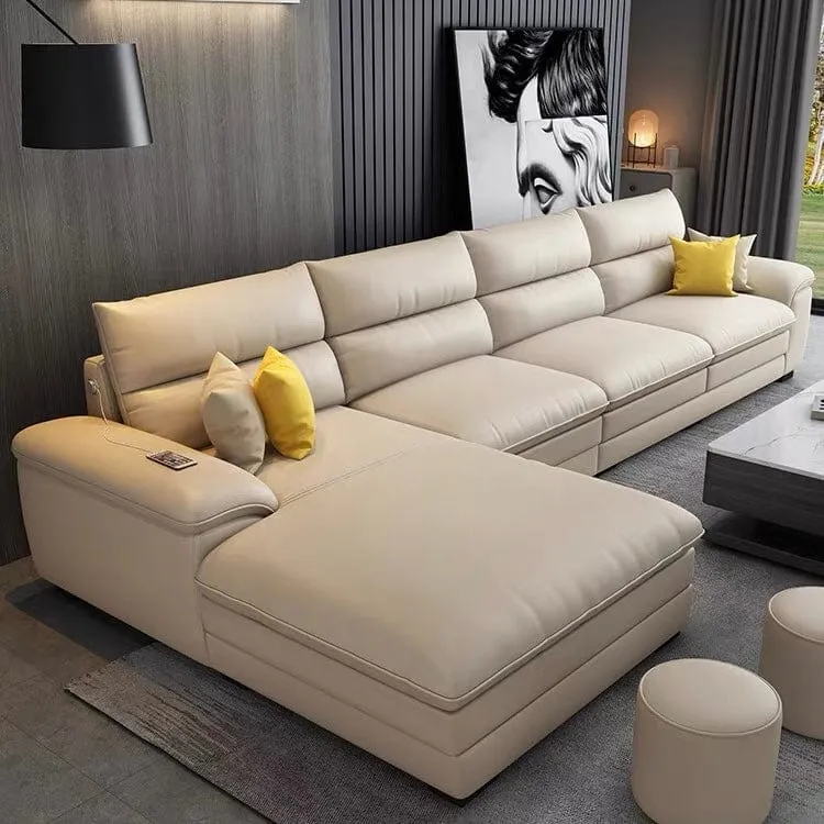 Winsley Leather Sectional Sofa