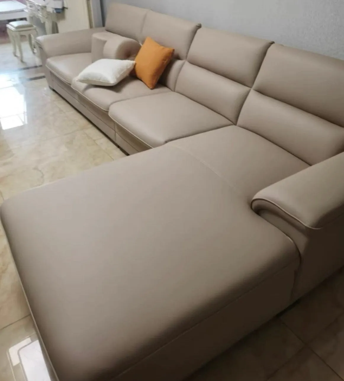 Winsley Leather Sectional Sofa