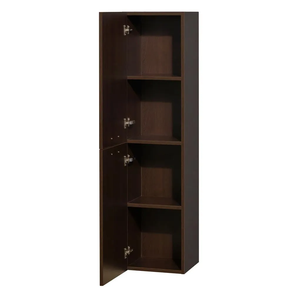 Wyndham Collection Amare Wall Cabinet - Espresso