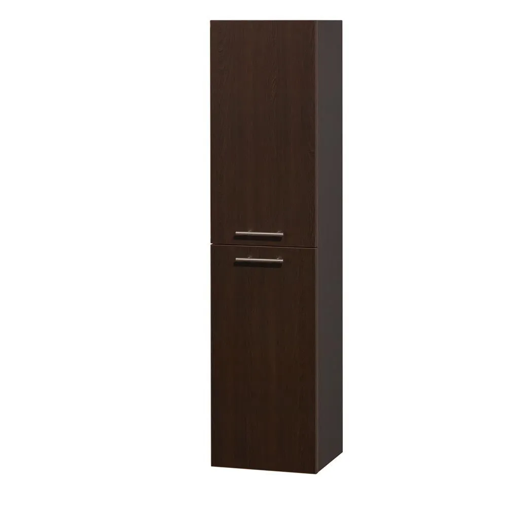 Wyndham Collection Amare Wall Cabinet - Espresso