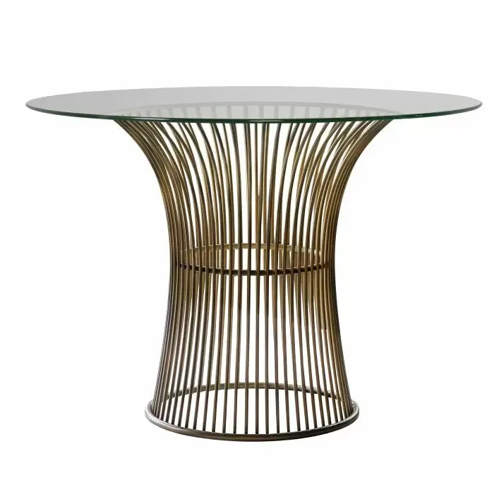 Zepplin Dining Table Bronze - Bronze